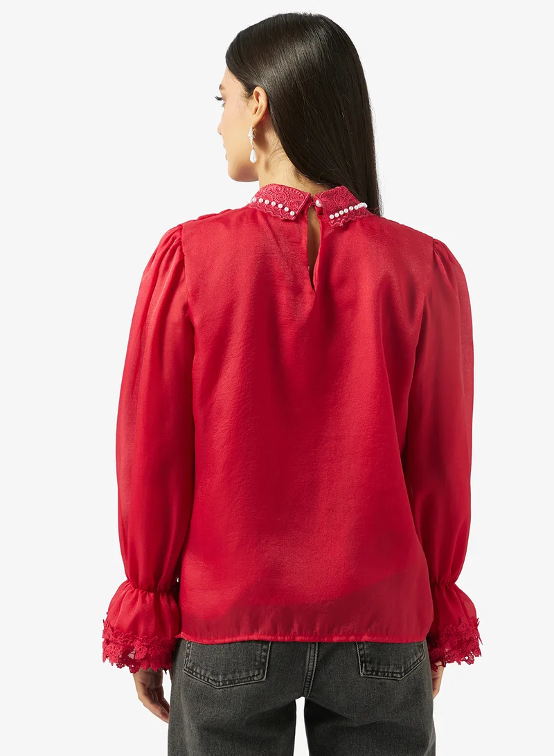 ايلا Shirt With 3D Florals